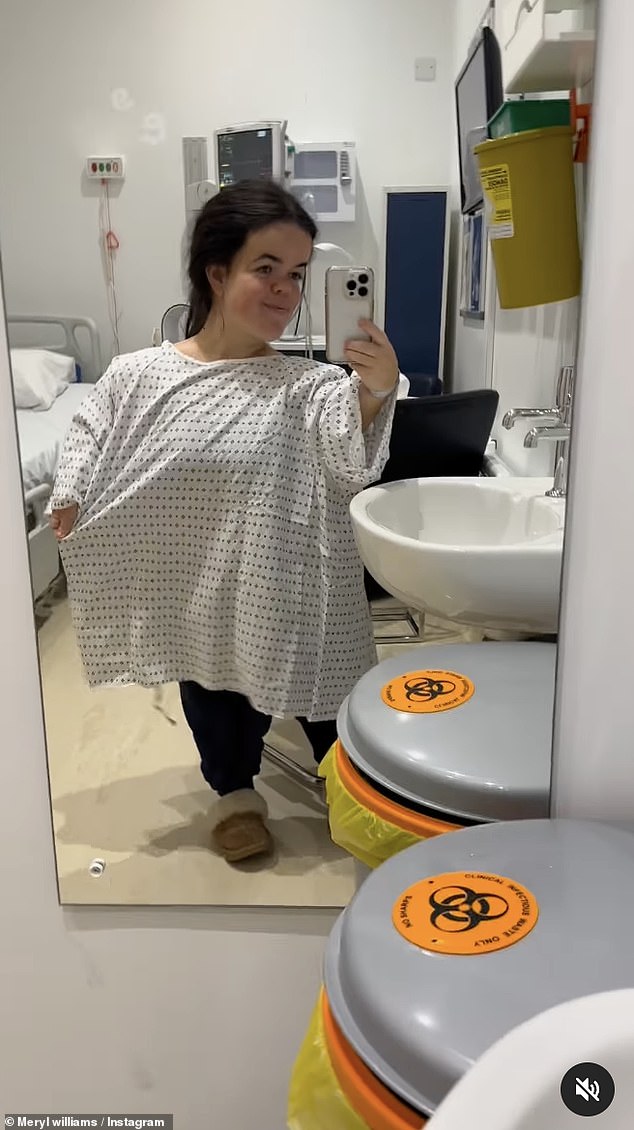 Dolazi nakon što je Meryl podijelila rezultate svoje operacije čela u prije i nakon pucanja - nakon što je primila srčano priznanje o tome da je to 'jedna od mojih najvećih nesigurnosti'