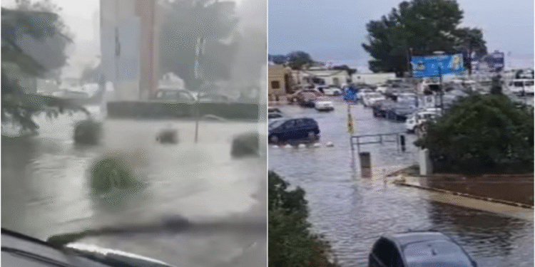 Apokaliptične scene iz Crikvenice: Voda se slijeva niz ulice, grad pluta, snimke su strašne