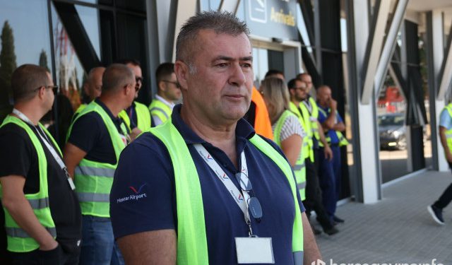 Buntić za Hercegovina.info: ‘Plaće su mizerne, tražimo da se ispuni ono što je obećano radnicima Zračne luke Mostar’