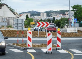 Čvor Mandalina uskoro gotov, nazire se kraj gužvama. Neće više biti prometnih čepova na južnom ulazu u Šibenik
