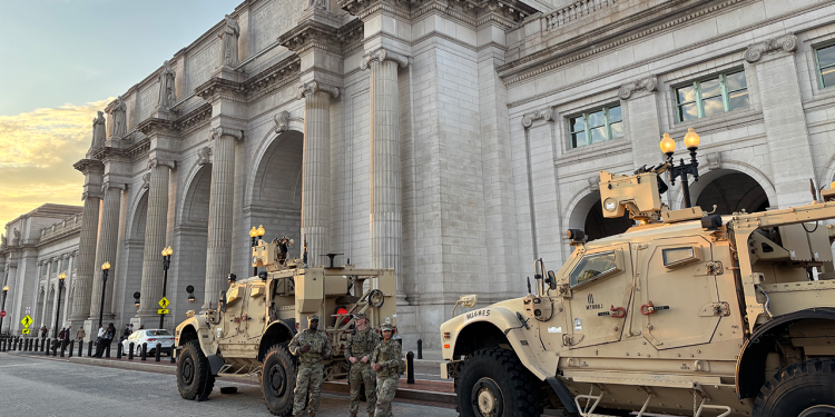 DC -ova Union stanica vidi prisutnost Nacionalne garde kao dio Trumpove kriminalne provale