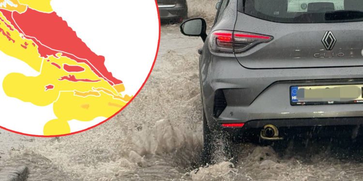 DHMZ je za naše područje upalio crveni meteoalarm!