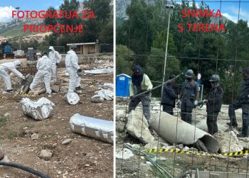 Debeljak priopćio kako su radnici u postupanju s azbestom zaštićeni, a onda smo dobili snimku gdje bez ikakve zaštite lome azbestne cijevi: “Dogodio se propust”