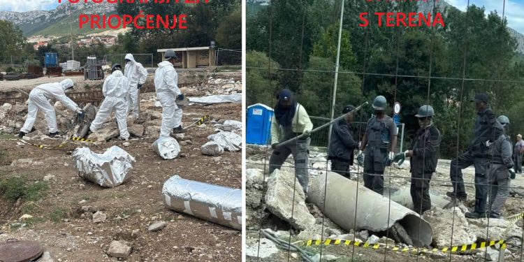 Debeljak priopćio kako su radnici u postupanju s azbestom zaštićeni, a onda smo dobili snimku gdje bez ikakve zaštite lome azbestne cijevi: “Dogodio se propust”