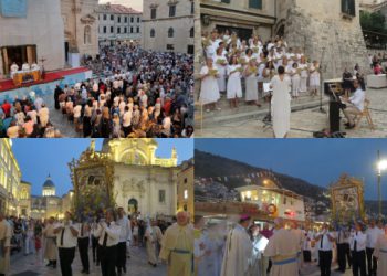 Dubrovnik proslavio Veliku Gospu: Misa u katedrali i procesija s Gospom od Porata (FOTO)