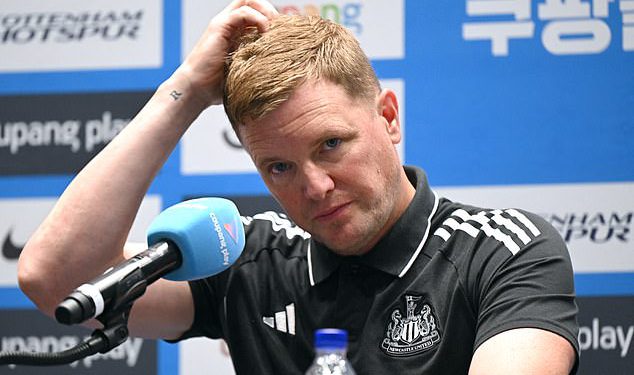 Eddie Howe pruža “složeno” ALEXANDER ISAK Ažuriranje nakon što je Newcastle odbio ponudu od 110 milijuna funti od Liverpoola … kao što šef priznaje “Ne znam što će se dogoditi sljedeće”