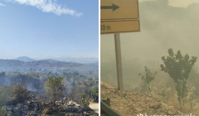 FOTO/VIDEO Zbog požara zatvorena cesta Stolac–Neum, angažiran Air Tractor i zatražena međunarodna pomoć