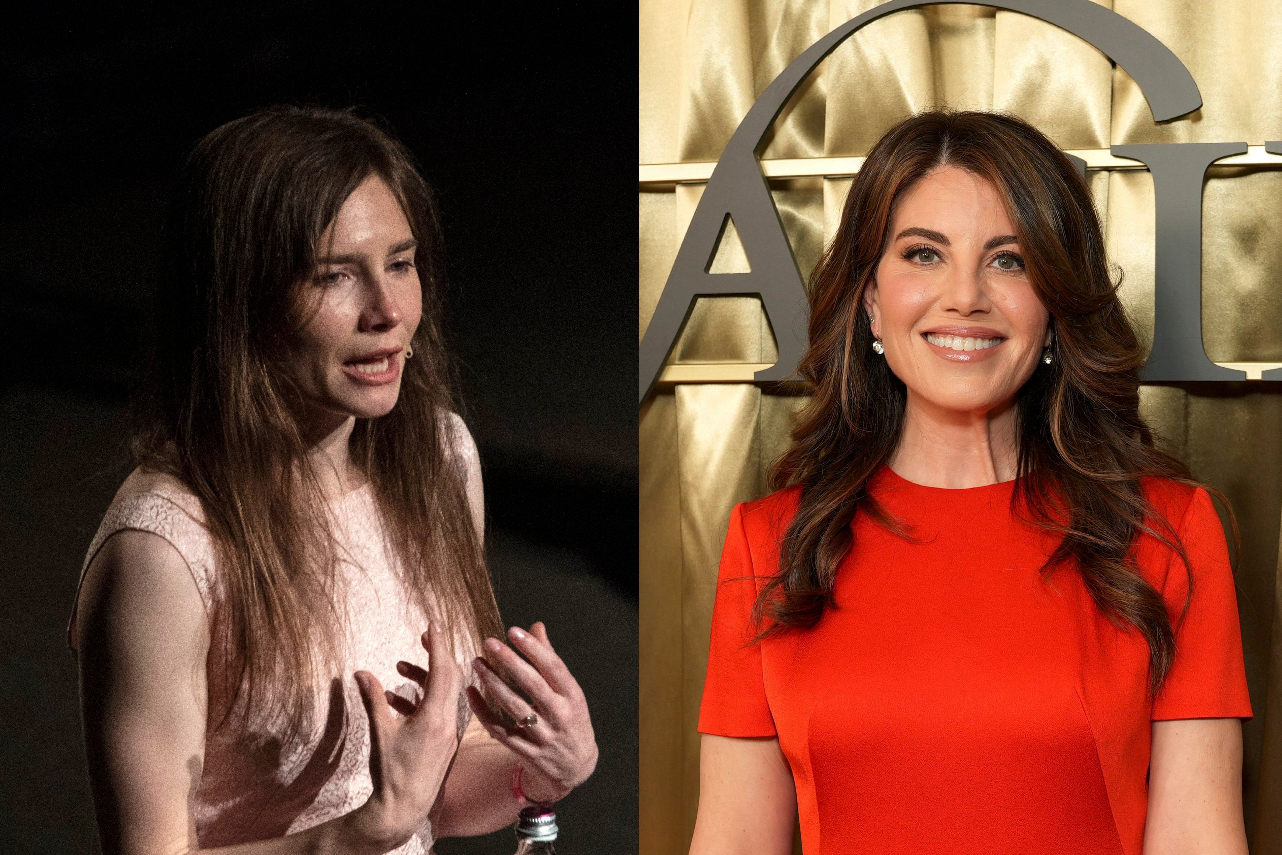 Knox i Lewinsky, koji su oboje kao producenti u seriji New Hulu The Twisted Tale o Amandi Knox, rekli su da su se vezali za svoje oštro postupanje u medijima tijekom svojih skandala