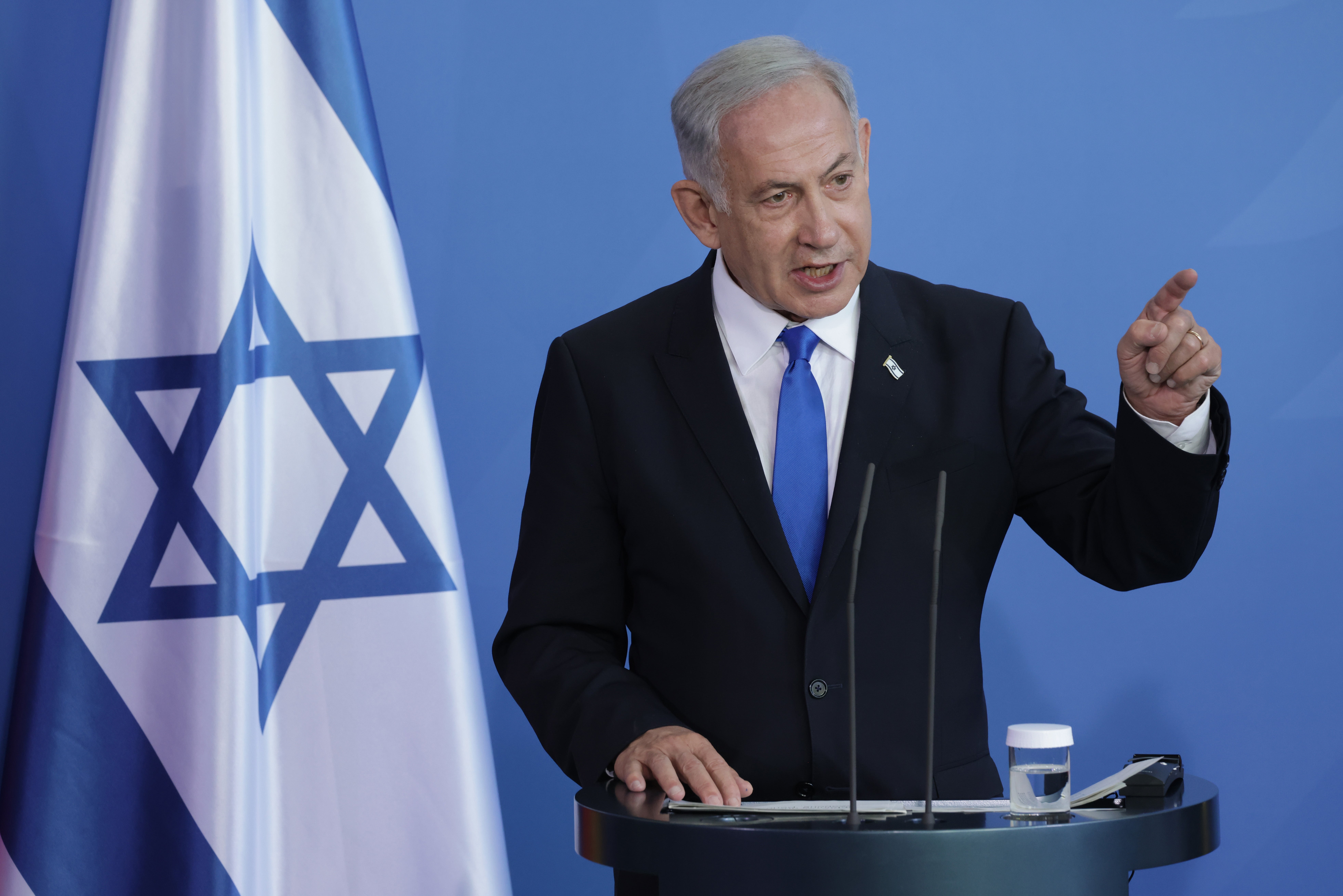 Izraelski premijer Benjamin Netanyahu rekao je da će svaka buduća neovisna palestinska država biti AA platforma za uništavanje Izraela