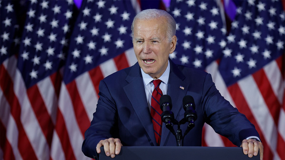 Predsjednik Joe Biden govori na skupu kampanje u lipnju