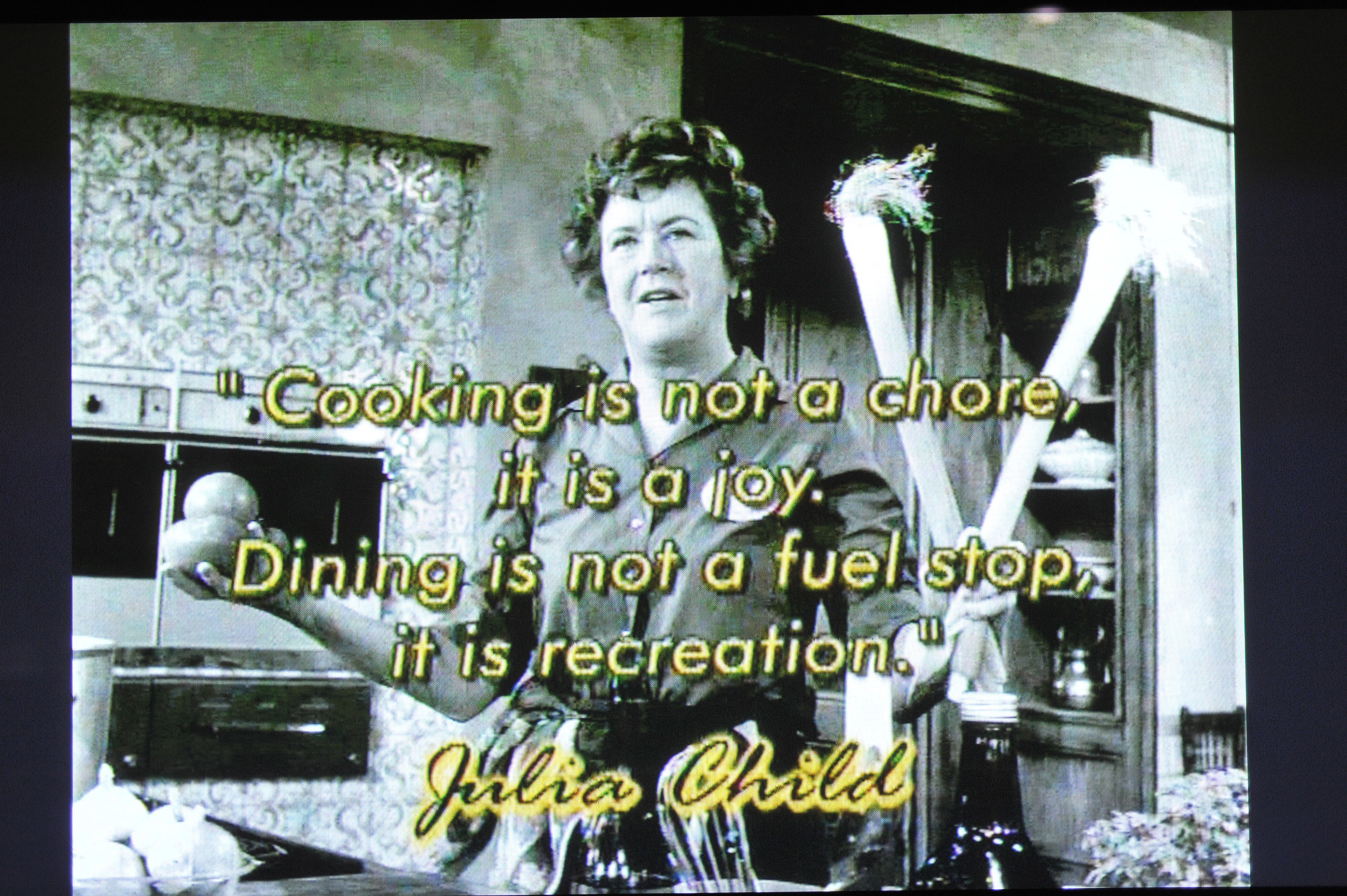 Kuhinjski prikaz Julia Child vidi se na medijskom pregledu u Nacionalnom muzeju američke povijesti Smithsonian