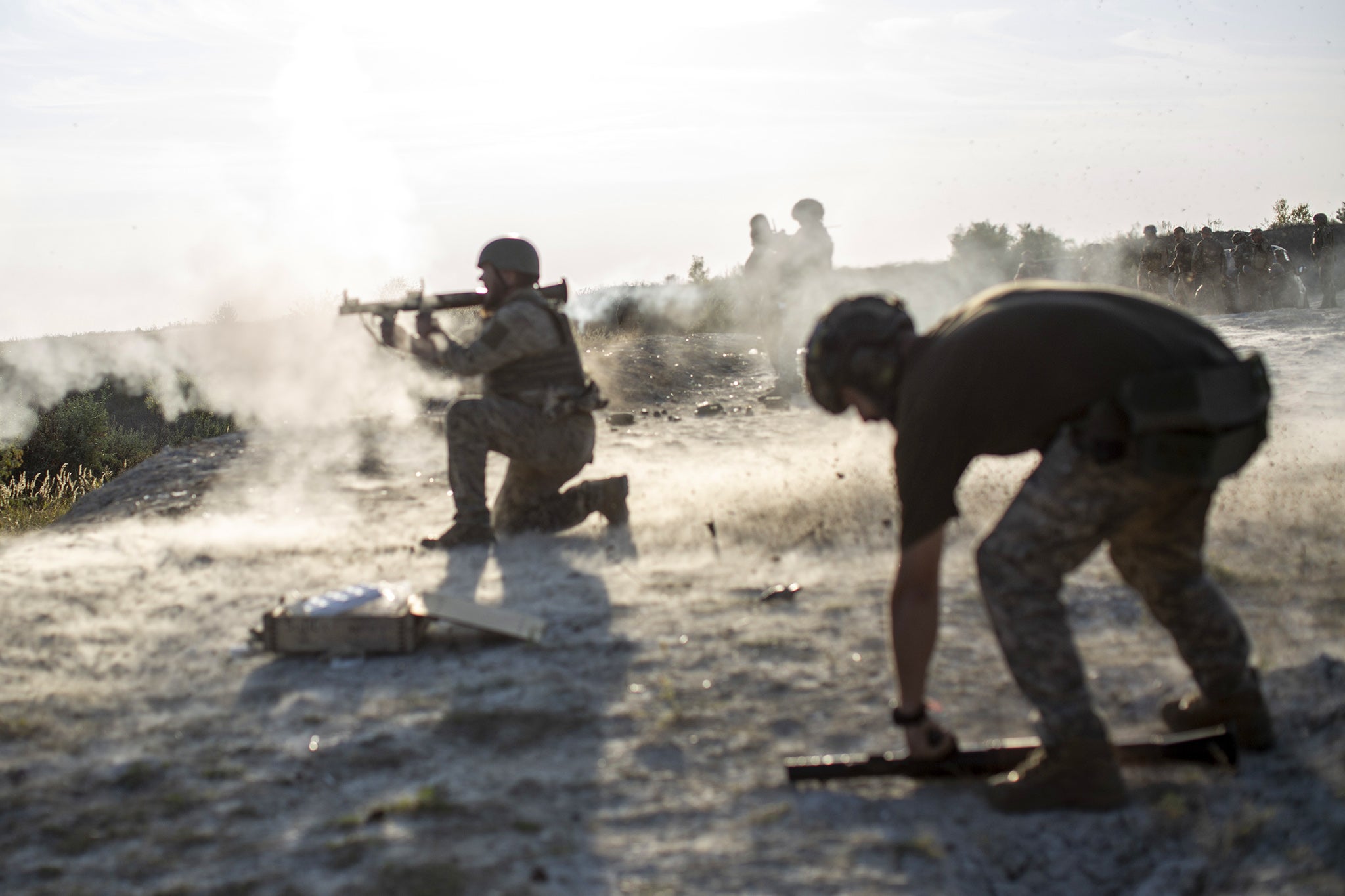 Utvrđena obrambena fronta proteže se Sloviansk, Kramatorkk, Druzhkivka i Kostiantynivka