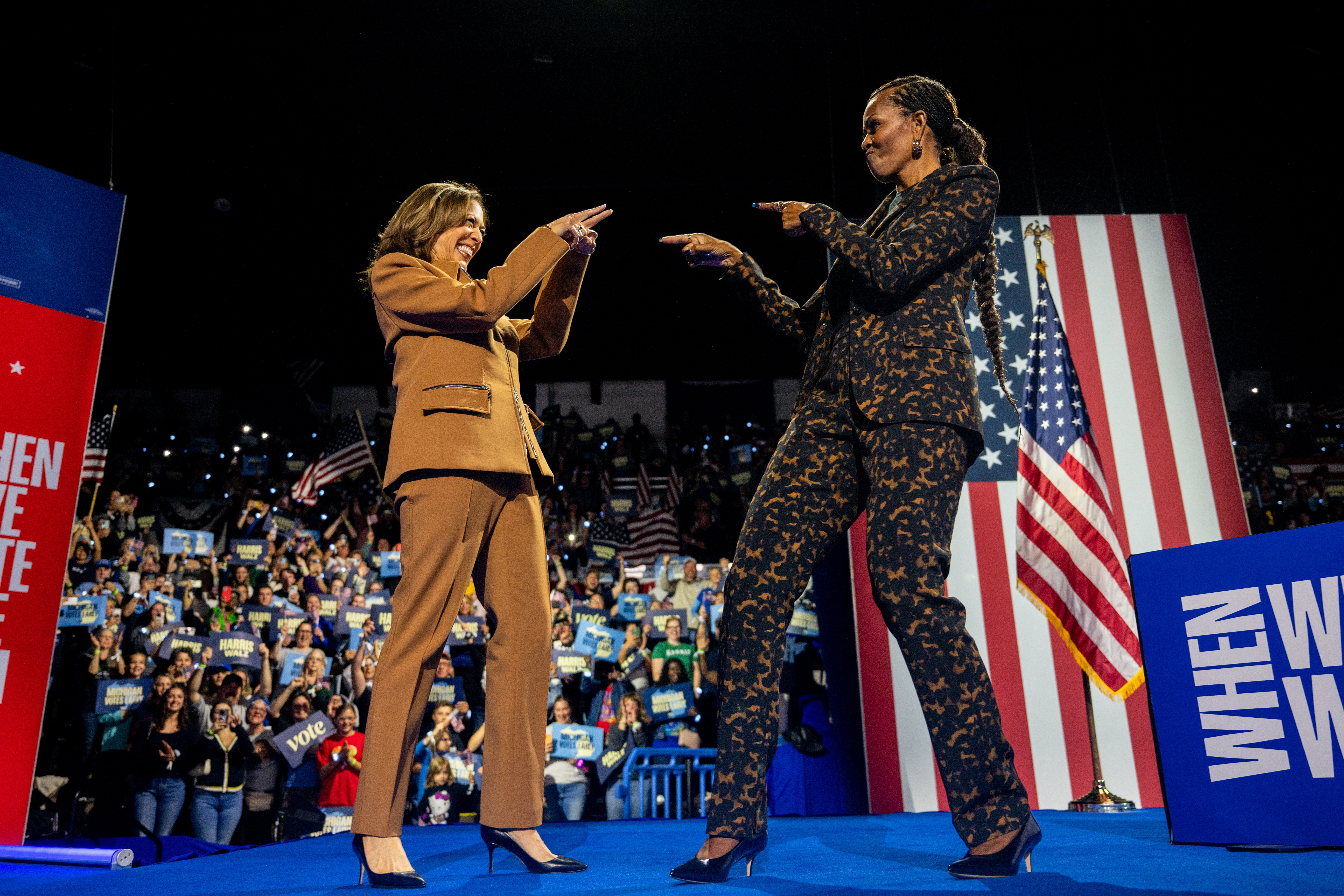 Na skupu kampanje za Kamala Harris u Michiganu u listopadu, Obama je rekao zastupnicima da je 'pomalo frustrirana' stvarima koje je čula o tome zašto ljudi nisu u potpunosti zaobišli Harrisov pucanj u predsjedništvu