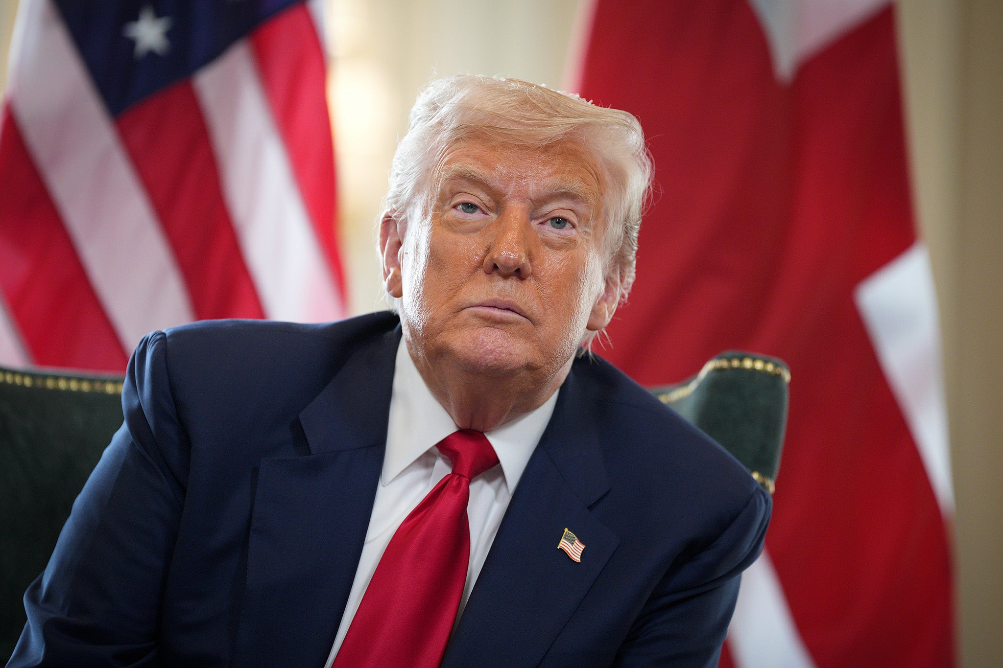 Američki predsjednik Donald Trump razgovarao je s medijima tijekom posjete Trumpu Turnberry Golf Club 28. srpnja