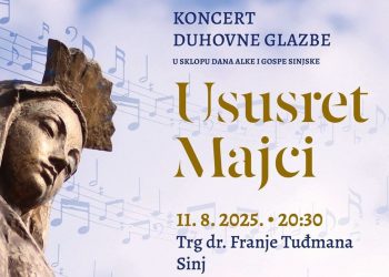 Glazbeni susret vjere i domoljublja: “Ususret Majci” na Trgu dr. Franje Tuđmana