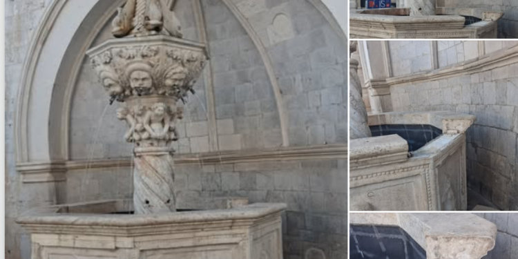 Gradonačelnik Franković o devastaciji Male Onofrijeve fontane: ‘ Znamo tko je počinitelj, podijelili smo fotografije s policijom…’