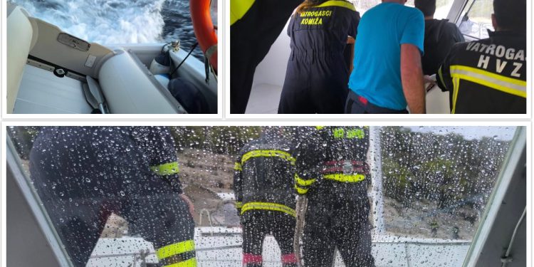 HRABRI LJUDI Komiški vatrogasci u jednoj noći spasili 16 ljudi i 5 plovila