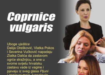 Hrvatski tjednik objavio skandaloznu naslovnicu. Severinu, Daliju Orešković i Vlatku Pokos prozvali ubogim vješticama