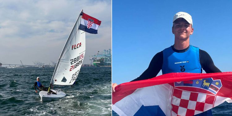 Josip Tafra iz splitskog Labuda viceprvak Svjetskog juniorskog prvenstva u klasi ILCA 6