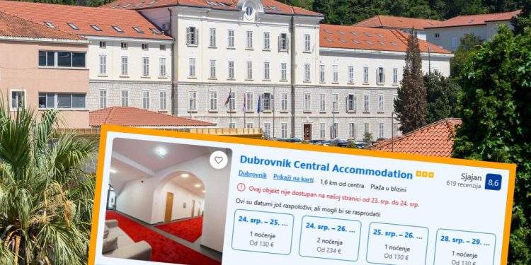 Kad gradska tvrtka iznajmljuje: turisti na ‘arhivskom’ ljetovanju u komforu bivše dubrovačke vojarne