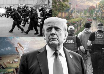 Kristi Noem’s DHS objavljuje umjetnost ‘fašističke propagande’ u stilu 1800-ih kako bi potaknula Amerikance da ‘zaštite domovinu’