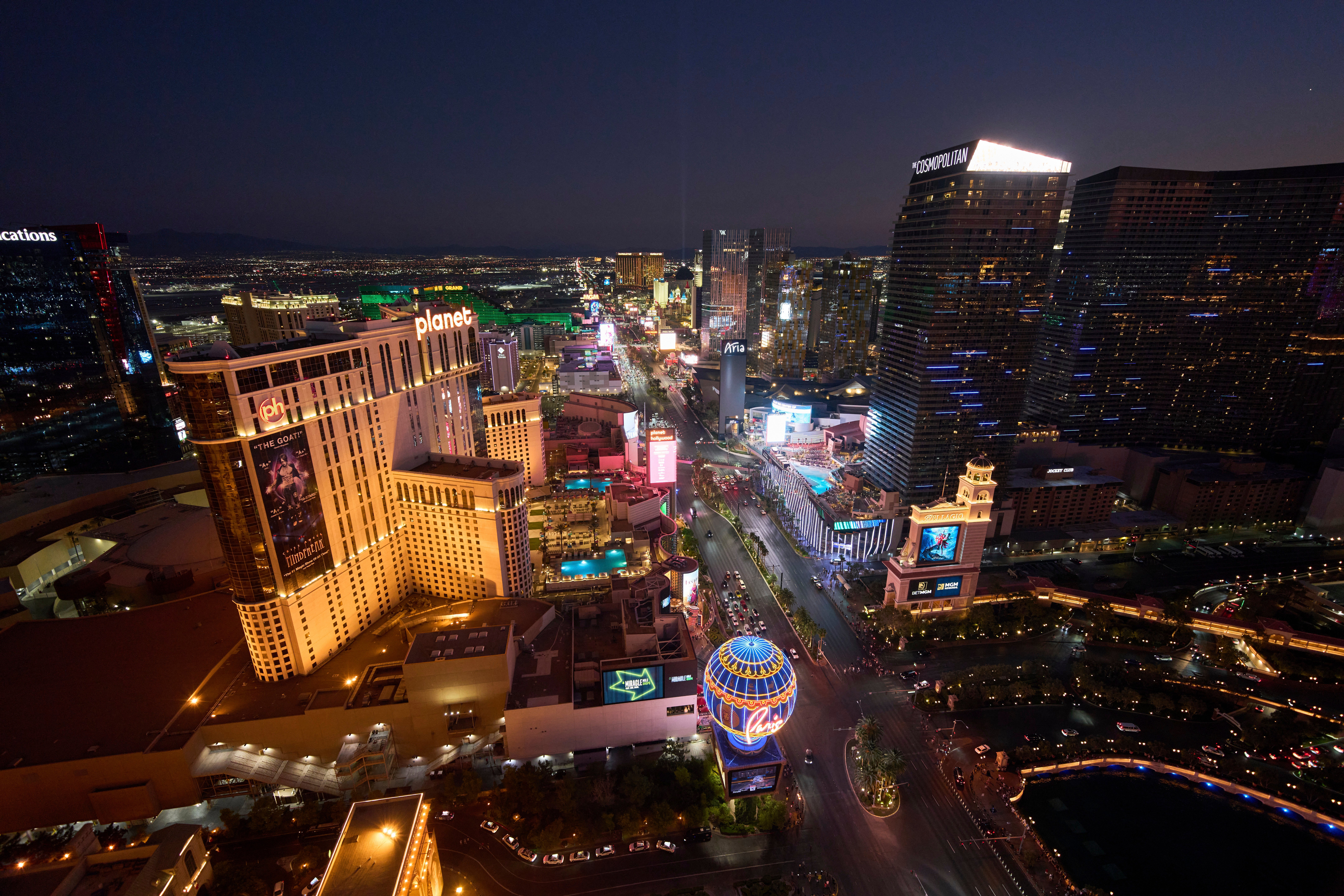 Las Vegas, poznat po raskošnim emisijama, beskrajnim bifetima i kockanje u cijeloj klasi, dočekalo je u lipnju nešto manje od 3,1 milijuna turista, pad od 11 posto u odnosu na isto vrijeme 2024.