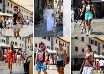 Lepršavo, kratko, prozirno… Stradunom ‘prođiralo’ šarenilo boja i zanimljivih modnih kreacija