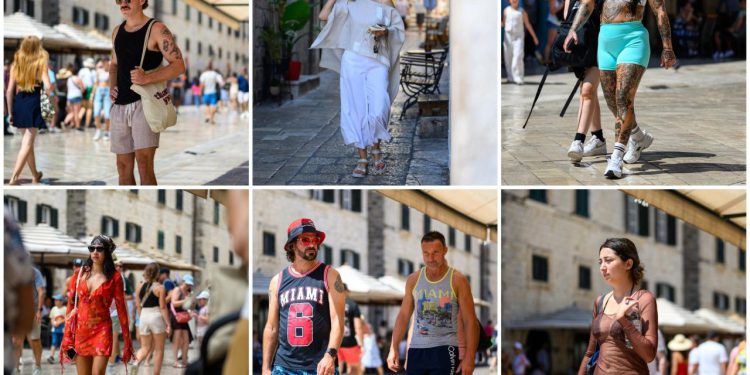 Lepršavo, kratko, prozirno… Stradunom ‘prođiralo’ šarenilo boja i zanimljivih modnih kreacija