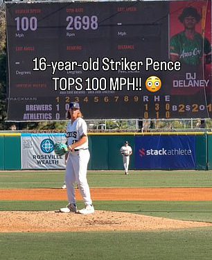 Navijači bejzbola polude nakon 16-godišnjaka s savršenim imenom baca 100mph Fastball