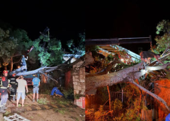 Nevrijeme pogodilo Lovište na Pelješcu, na teren izašli i vatrogasci (FOTO/VIDEO)