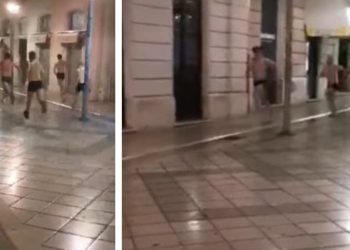 Noćna utrka u mudantama: Skupina mladića trčala polugola Marmontovom usred noći