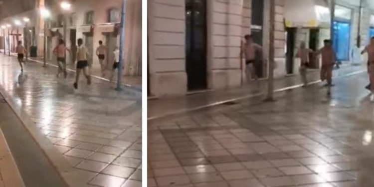 Noćna utrka u mudantama: Skupina mladića trčala polugola Marmontovom usred noći