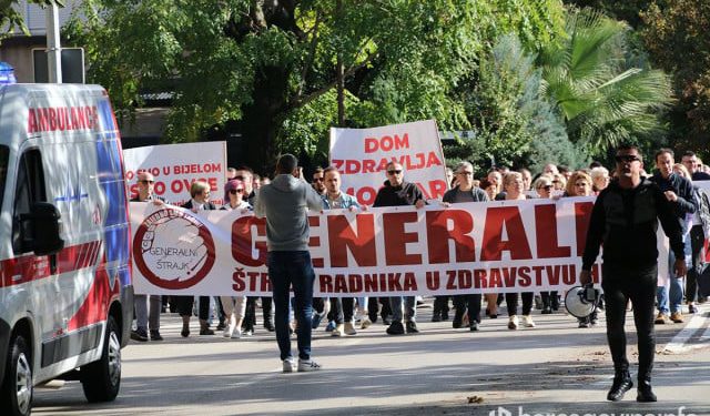 Oko 4.000 zdravstvenih radnika u HNŽ kreće u novi generalni štrajk