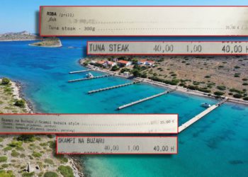 POGLEDAJTE KAKO VARAJU GOSTE Restoran u Kornatima gostu naplatio daleko više nego je stajalo u jelovniku