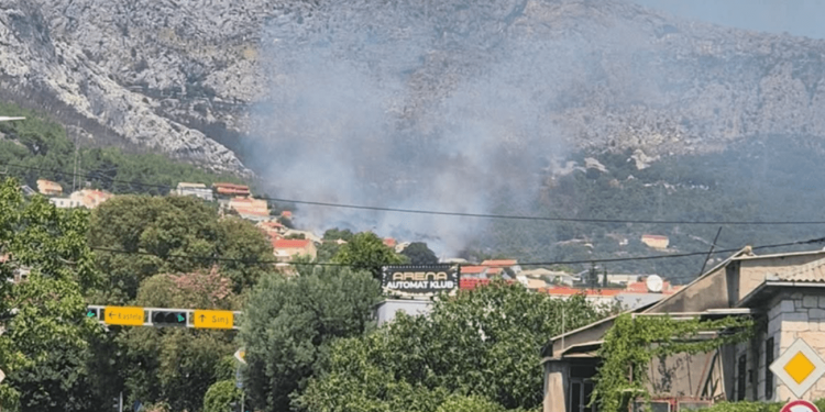 Planulo kod Solina, požar izazvao muškarac brusilicom