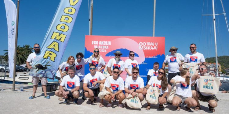 Ronioci očistili podmorje nakon spektakla Trag u beskraju: stigla je i Janica Kostelić, no nije skrivala s kime je