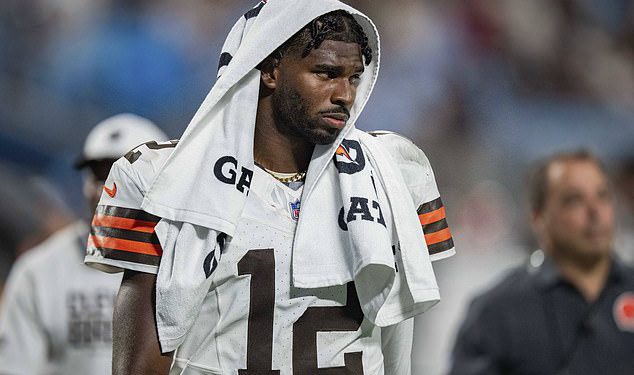 Shedeur Sanders trpi šok ozljedu dok se bori za osvajanje uloga Cleveland Browns -a