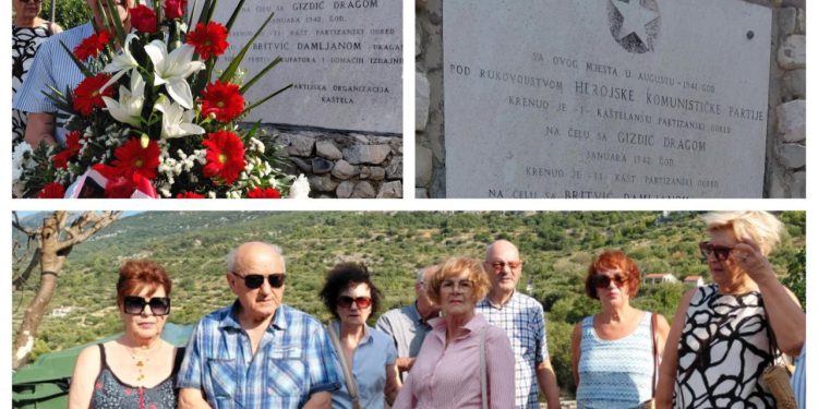 Slobodna Dalmacija – Domaći antifašisti obilježili obljetnicu osnivanja Prvog kaštelanskog partizanskog odreda: Hrvati ustali protiv fašista