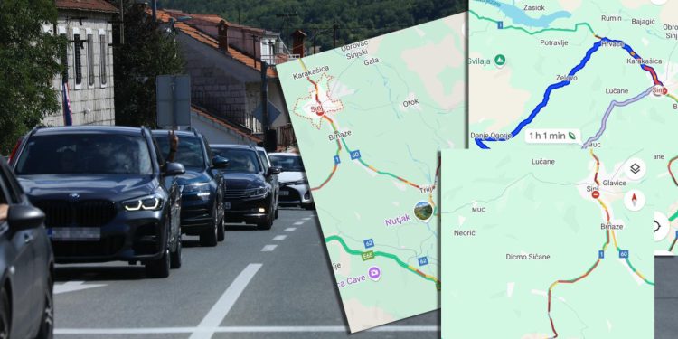 Slobodna Dalmacija – FOTO I VIDEO Ogromne gužve iz svih pravaca prema Sinju: kolone duge 20 km! Pogledajte prizore s ceste, ovo je neviđeno!