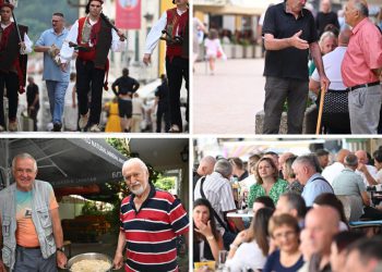 Slobodna Dalmacija – Ni kiša Sinjanima nije pokvarila raspoloženje na dan Alke: ‘Valjda neće popodne…’; Kafići su puni, trešti glazba…