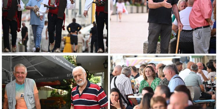 Slobodna Dalmacija – Ni kiša Sinjanima nije pokvarila raspoloženje na dan Alke: ‘Valjda neće popodne…’; Kafići su puni, trešti glazba…