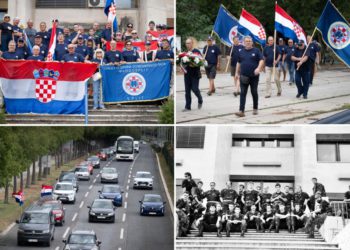 Slobodna Dalmacija – Škverski branitelji obilježili izlazak na prvu ratnu zadaću; istim stazama kao prije 34 godine krenuli su u karuselu…