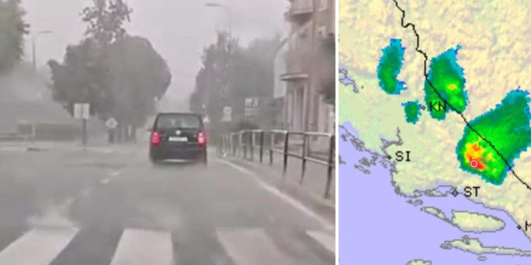 Slobodna Dalmacija – VIDEO Grmljavinsko nevrijeme u Sinju, ogroman pad temperature! Upozorenje za hodočasnike: Pratite radare