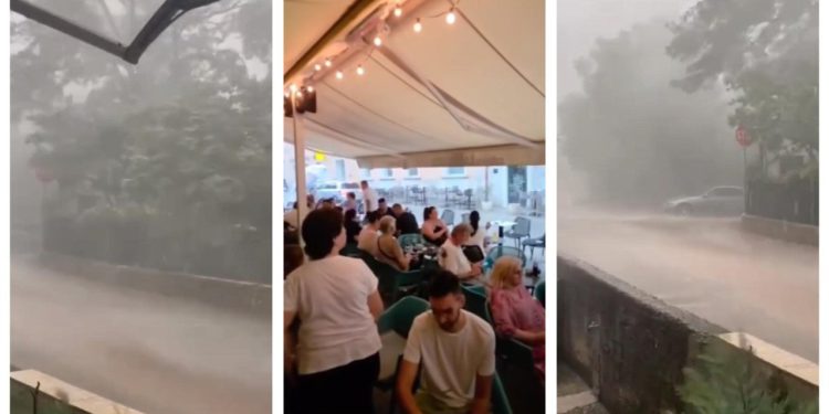 Slobodna Dalmacija – VIDEO Prolom nad Zagorom, ljudi su bili ‘zarobljeni’ na sinjskoj Pijaci. Hodočasnici, bez brige, vrijeme se smiruje…