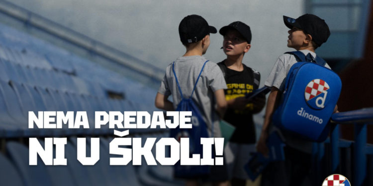 Sportske novosti – Dinamova Fan zona dobrotvornog karaktera: Nema predaje – ni u školi!