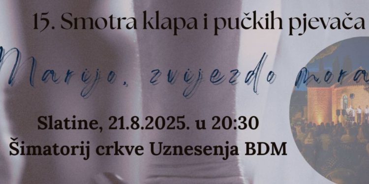 Tradicionalna klapska večer u Slatinama: Jubilarna 15. smotra pod zvjezdanim nebom će vas oduševiti