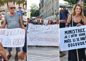 Treći prosvjed u Splitu: Građani traže odlazak broda s azbestom iz Brodosplita