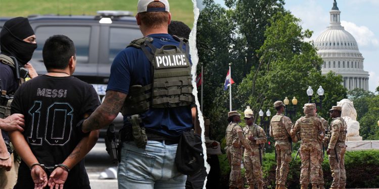 Trumpova povijesna DC policijska preuzela mreže tijekom 240 uhićenja u provaranju zločina