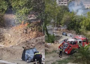 VIDEO Žena svjedočila podmetanju požara: “Usrid bila dana! U centru grada!”, vatrogasci: “Bilo je jako blizu kuća i zgrada”