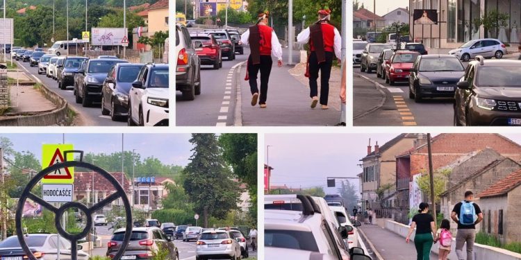Vjernici stižu sa svih strana. Velika je gužva u Sinju, a ovakvo je stanje na prometnicama